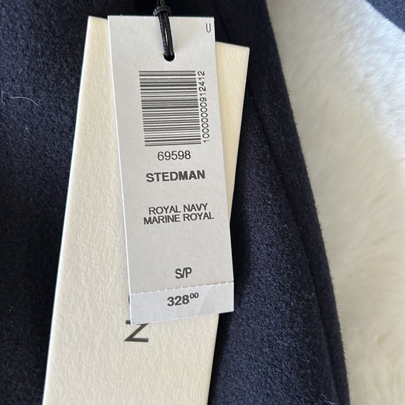 Aritzia Babaton Stedman Navy Coat - Picture 3 of 4